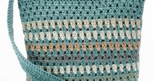 crochet handbags croft u0026 barrow® crochet harmony crossbody bag,  womenu0027s, valley stripe taeofec
