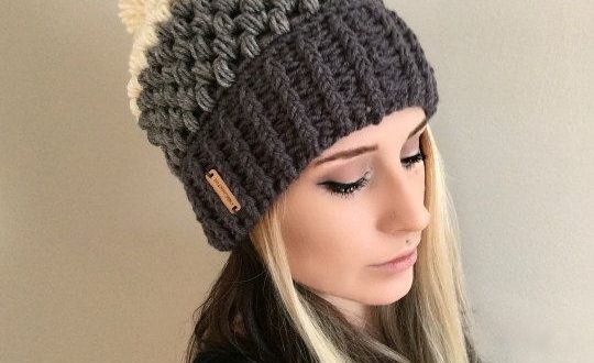 puff crochet hat