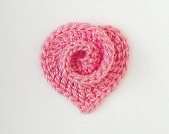crochet heart pattern instant download pdf pattern irish crochet heart  valentines applique gnzamsl