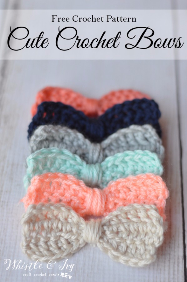 Crochet Ideas 35 easy crochet patterns - cute crochet bows - crochet patterns for gqzhvip