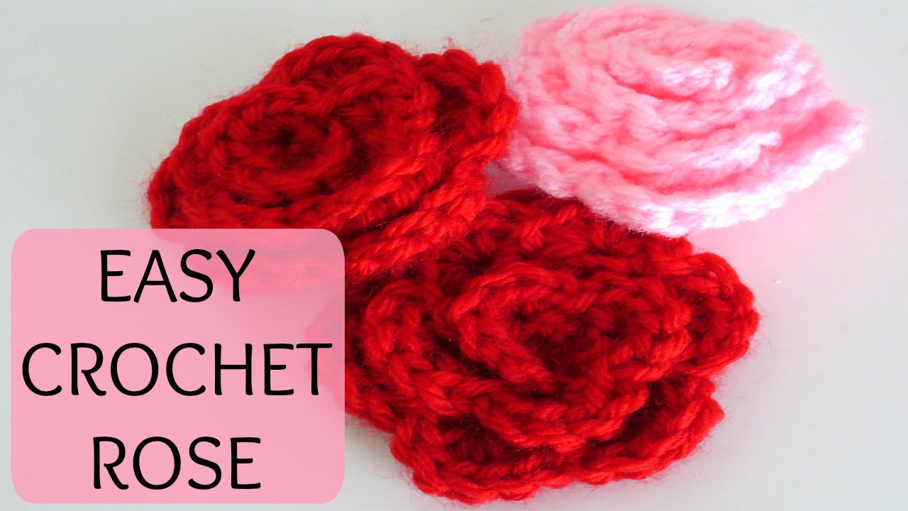 crochet rose how to crochet a rose - youtube ezifffr