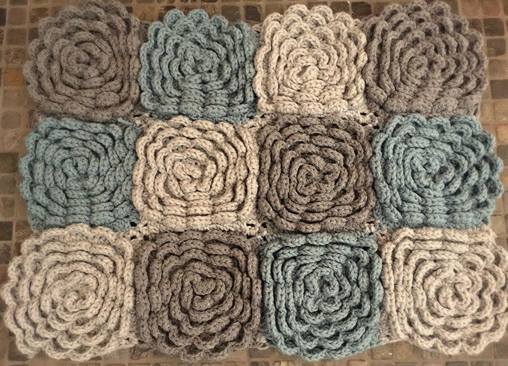 crochet rug the dahlia rug crochet pattern xjwtthp