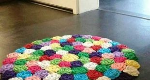 crochet rugs crochet rose rug tutorial in rainbow colors spkyzye
