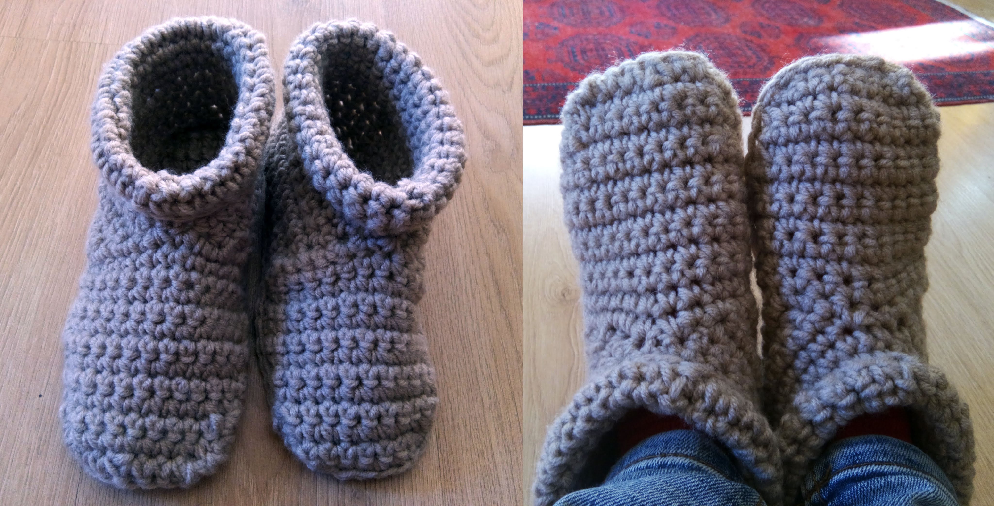 Crochet Slippers crochet slipper boots rsunmeu