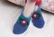 crochet socks comfort slippers ... fimrjiq