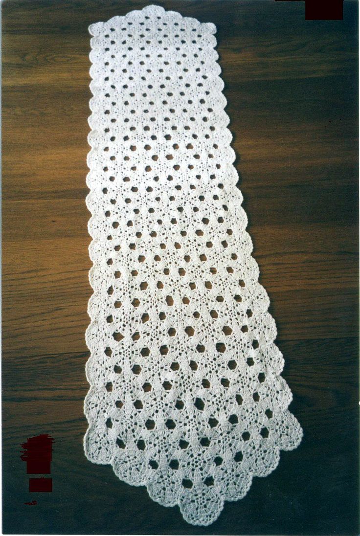 crochet table runner crochet-table-runner-2 - the knit box wixflxx