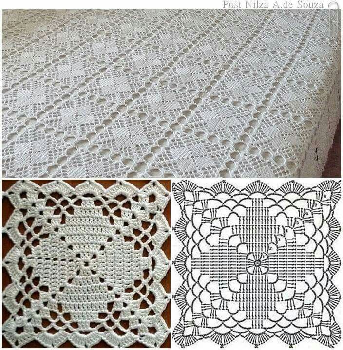 crochet tablecloth copriletto a mattonelle arpkaty hhhyoqd