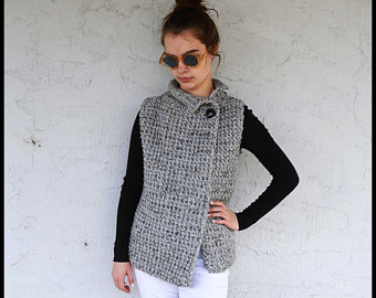 crochet vest pattern crochet pattern the sherwood vest. pattern number 084. instant download ahcrvfk