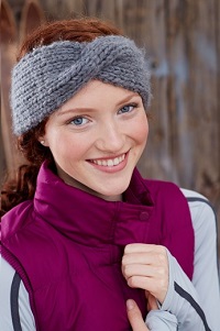 dark leaf ear warmers · knit headband pattern tokveoi