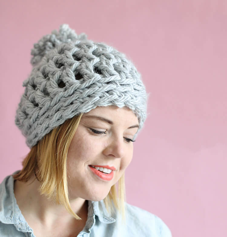 easy crochet hat easy chunky crochet beanie - a 30 minute hat! free pattern from persia sweukbv