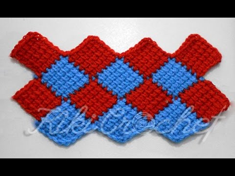 entrelac crochet crochet entrelac stitch - youtube pjougxu