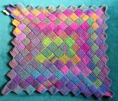 entrelac crochet ravelry: sheltiewalkeru0027s entrelac tunisian crochet throw jkkkbrg