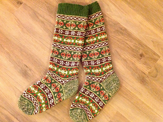 Fair Isle Knitting 1920s socks ... qnrmwhw