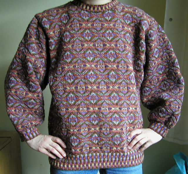 Fair Isle knitting patterns allover-pattern sweater ... gkgopvs