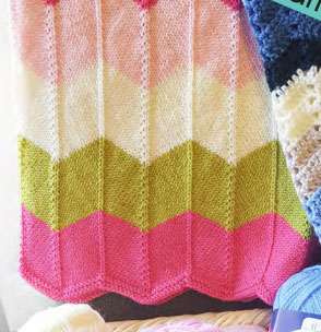 free baby blanket knitting patterns knitted chevron blanket for baby free pattern surajmy