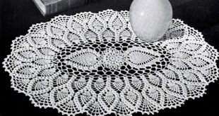 free crochet doily patterns oval pineapple doily pattern cbjchvf