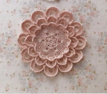 free crochet doily patterns ruffled flower doily pattern fsxhfmj