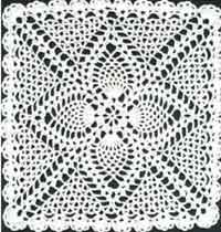 free crochet doily patterns square pineapple doily sucifgu