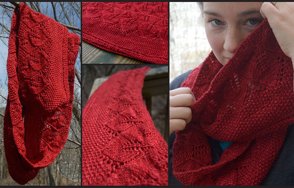 free knitting patterns for scarves hannah leaf pattern infinity scarf free knit ypkcwps
