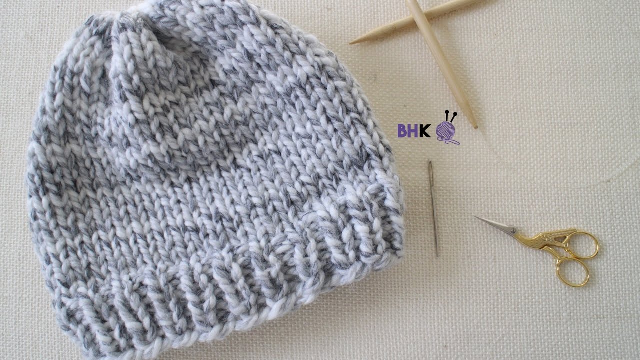 how to knit a hat for complete beginners - youtube kxucbzi