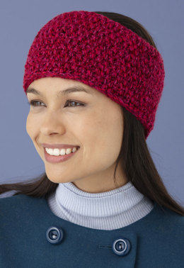 knit headband pattern seed stitch headband in lion brand vannau0027s glamour - l10658 zmizwnd
