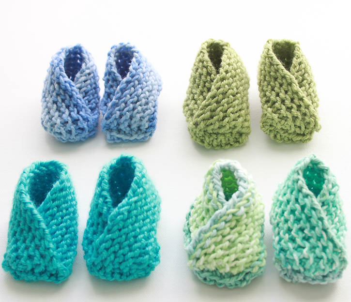 knitted baby booties knitting pattern for the easiest baby booties ever by gina michele dtnjqvj