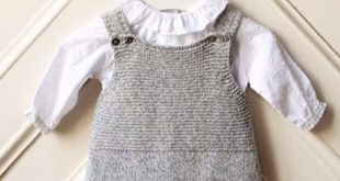knitted baby clothes grey knitted romper suit | portuguese baby clothes | wedoble autumn winter ufhslzs