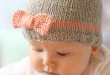 knitted baby hats littleredwindow.com bow baby hat knitting pattern! | littleredwindow.com | zftiymc