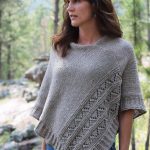 knitted poncho high plains knitting pattern by melissa schaschwary | knitting patterns |  loveknitting qtmvrmg