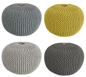 knitted pouf chunky-knit-knitted-pouffe-foot-stool-cushion-contemporary- rozfwjv