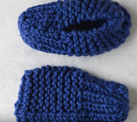 knitted slippers grandmas simple knit slippers aohcquc
