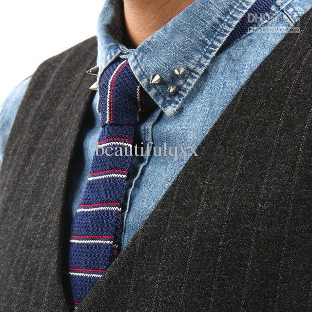 knitted ties striped ties menu0027s neck tie wool ties slim ties skinny tie senuowl
