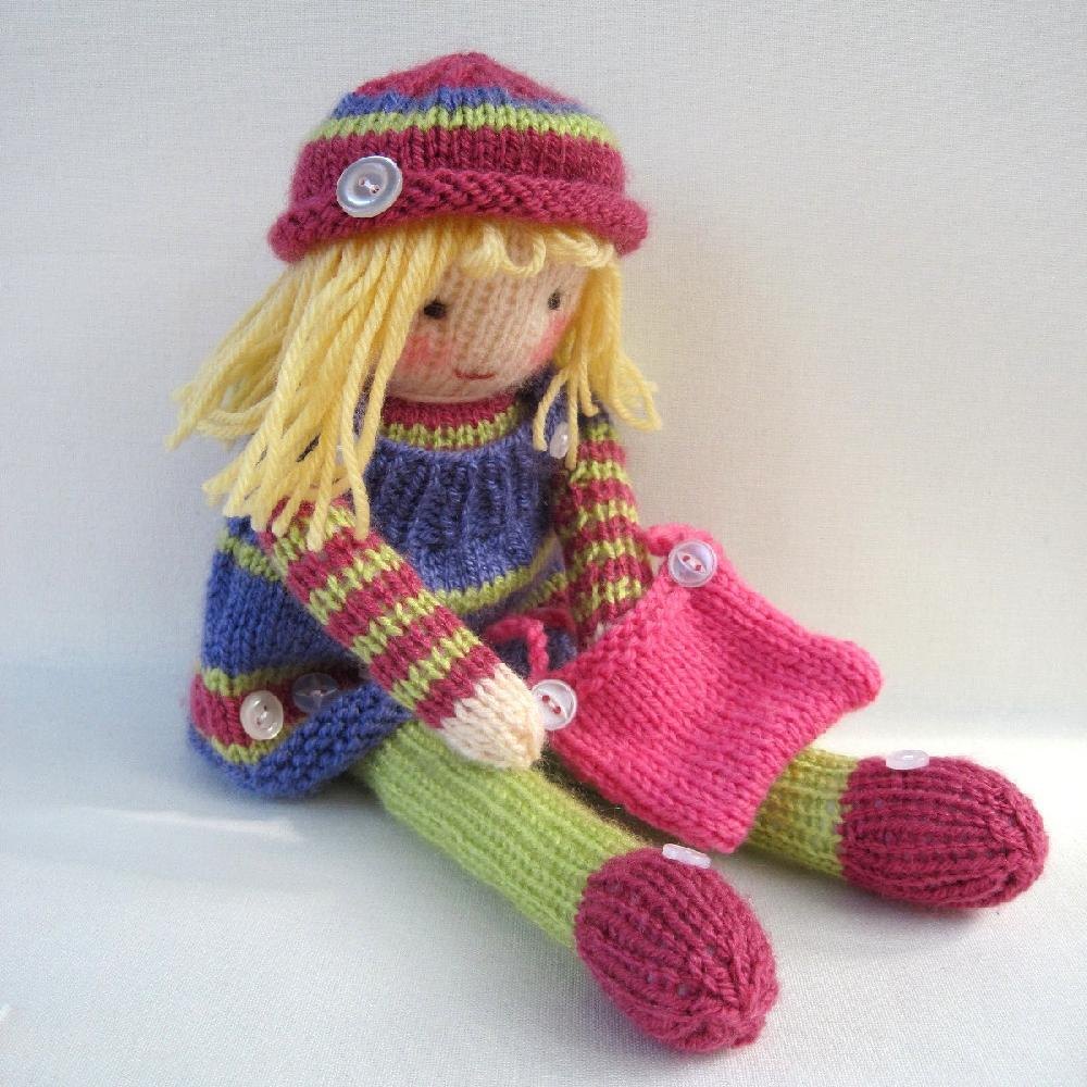 knitting doll betsy button - knitted doll knitting pattern by toyshelf | knitting  patterns toashzd