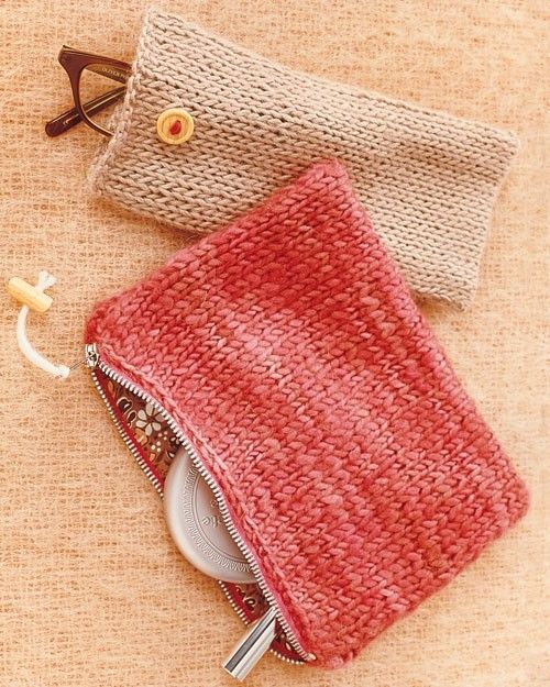 Knitting Gifts knit pouches - 30 diy christmas gift ideas for her. could line the zjtrqew