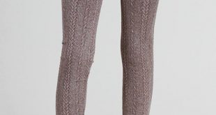 nikibiki cable knit leggings - front cropped image sulefuz