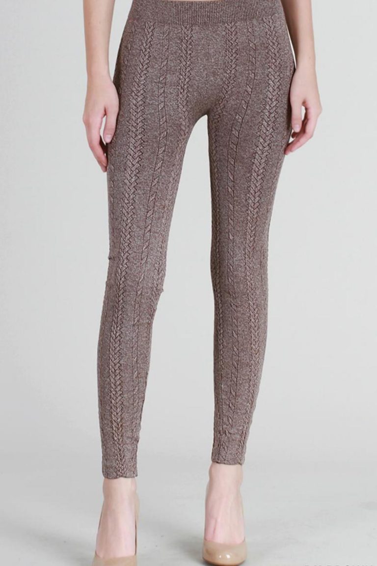 Cable knit leggings Gift from winters