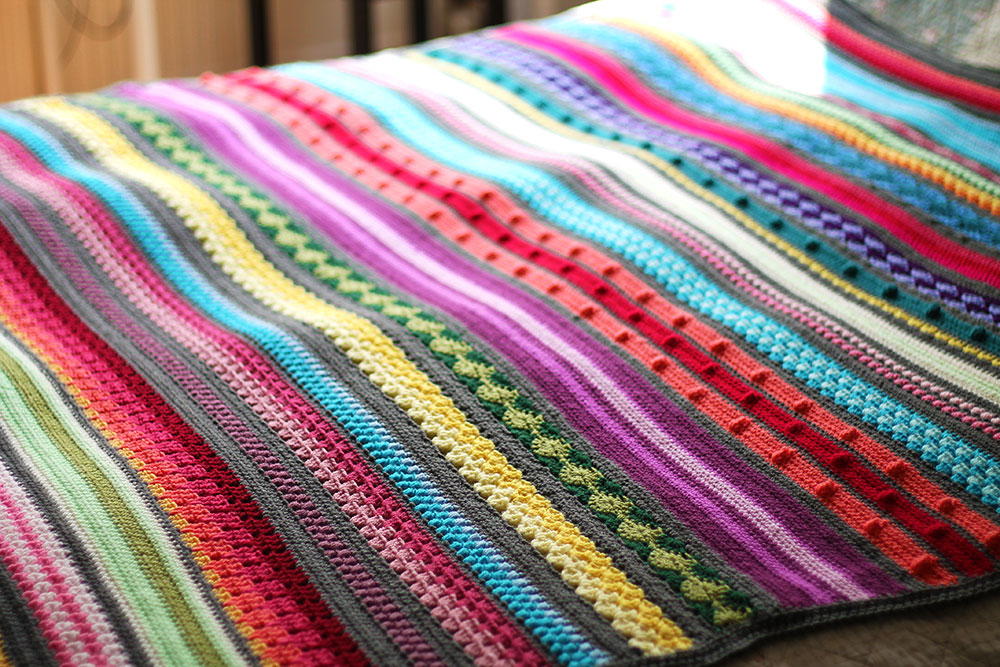 rainbow sampler crochet blanket pattern mqwrfdm