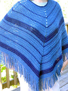 ravelry: easy-crochet poncho pattern by kathy north svlymco