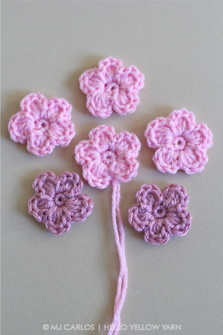 simple crochet flower pattern and tutorial gkmmhfj