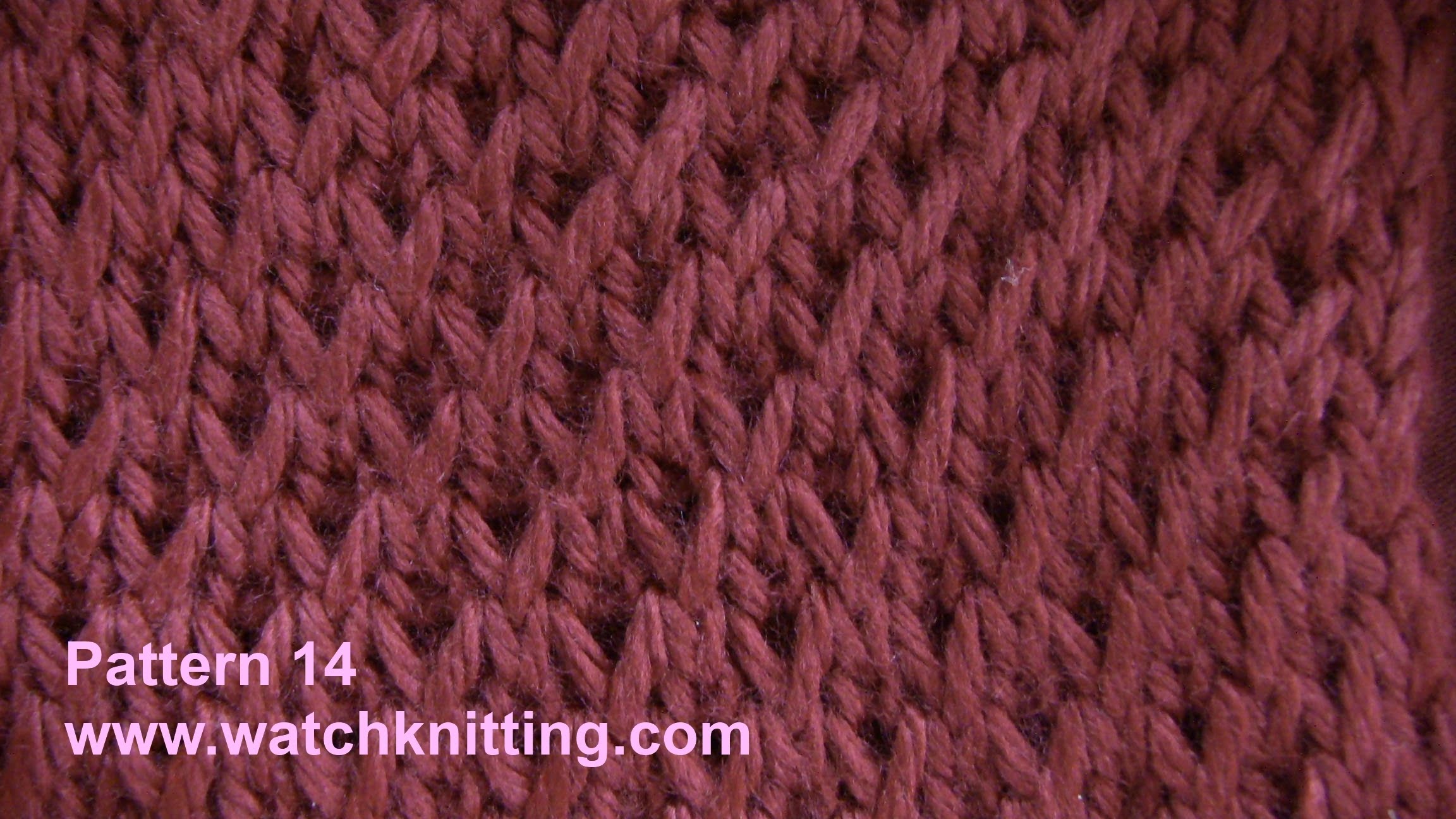 simple knitting patterns simulated brioche stitch - free knitting tutorial - watch knitting - pattern mkkczes
