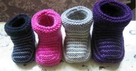 striped knitted baby booties free pattern krsyqkb
