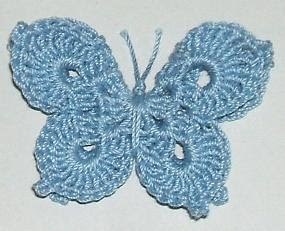 this beautiful crochet butterfly calls for a steel hook and lace weight dgvwlnz