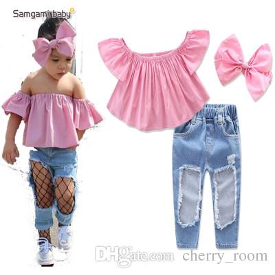 7 Styles For Choose Fashion Baby Girls Outfit Sets Children Clothes