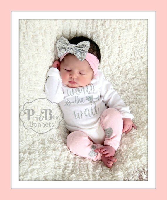 Baby girl Take Home Outfit for Baby Girl, Newborn Outfit Coming Home
