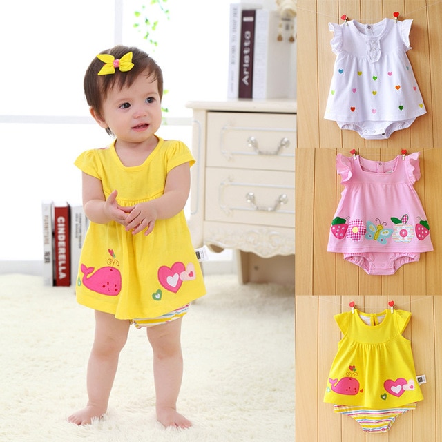 New Born Baby Girl Clothes 2018 Baby Girls Clothing Floral Print