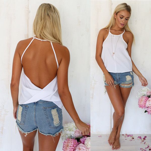 Casual backless tops are one of the most broadly demanded types of