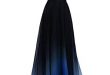 Amazon.com: HEIMO Women's Gradient Color Beaded Prom Dresses Chiffon