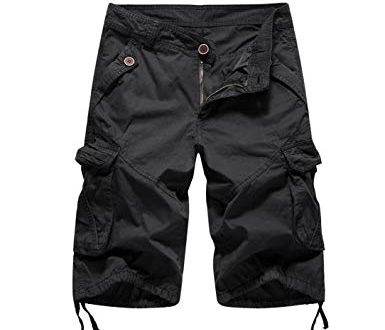 Stylish black cargo shorts for men – thefashiontamer.com