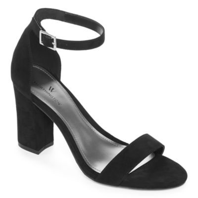 Black heels for the young
women