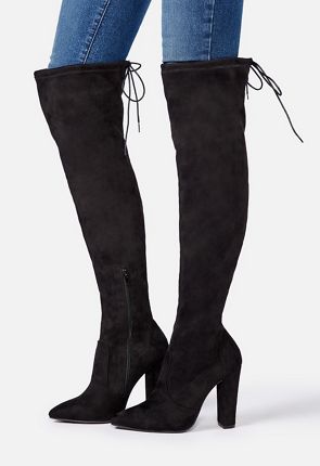 Women's Black Knee High Boots On Sale - 50% Off Your 1st Order!